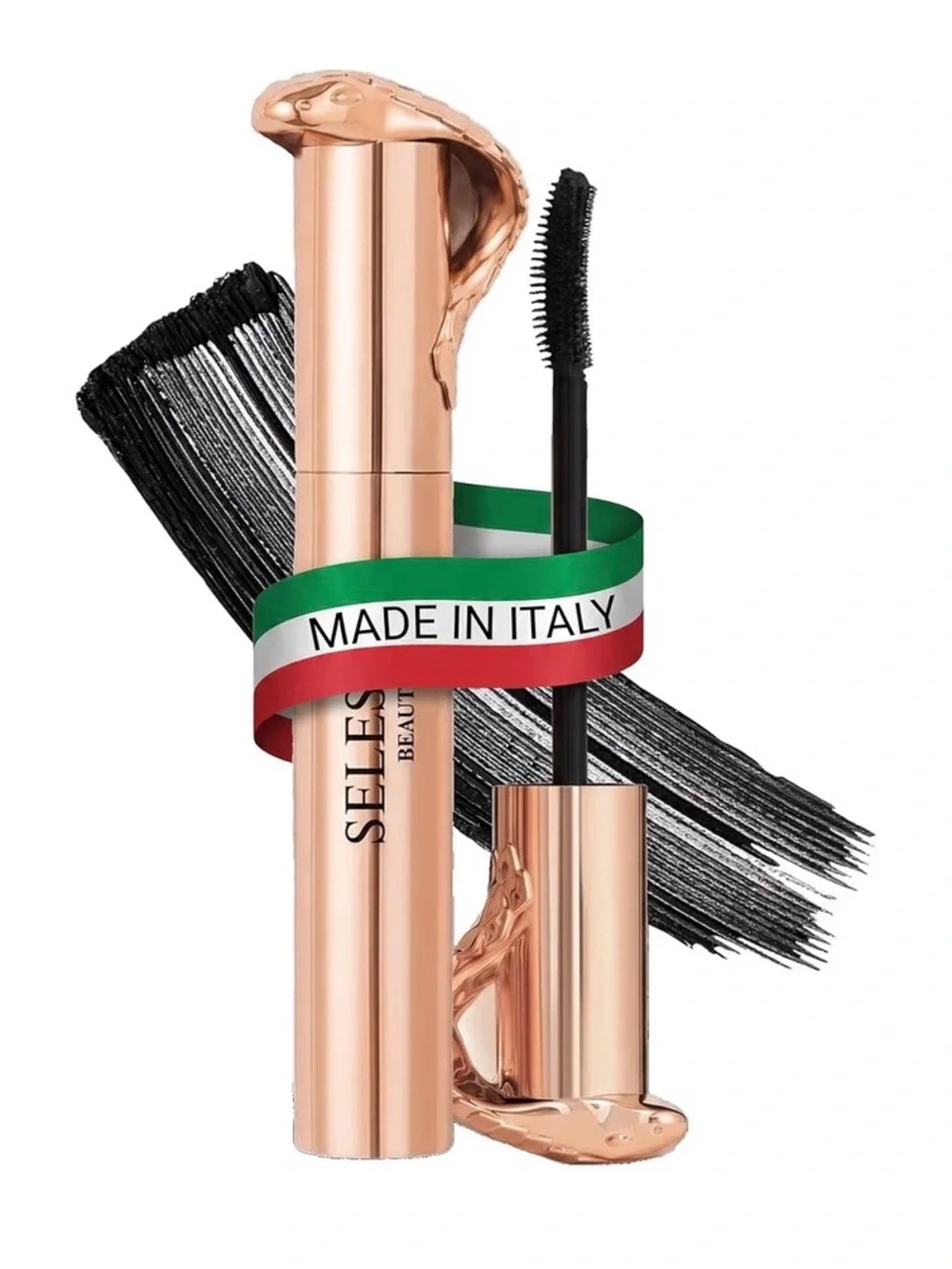 SELESTIA BEAUTY Queen Cobra Royal Volume And Curl Mascara 10 ML In Black
